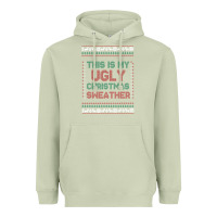 Matcha this is my ugly christmas Heavyweight Hoodie - MaliasSmallBusiness