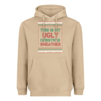 Mushroom this is my ugly christmas Heavyweight Hoodie - MaliasSmallBusiness