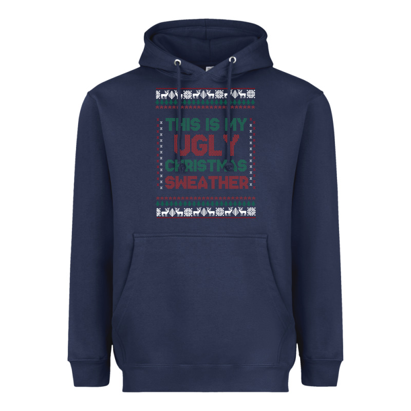 This Is My Ugly Christmas Heavyweight Hoodie by MaliasSmallBusiness | Teevron