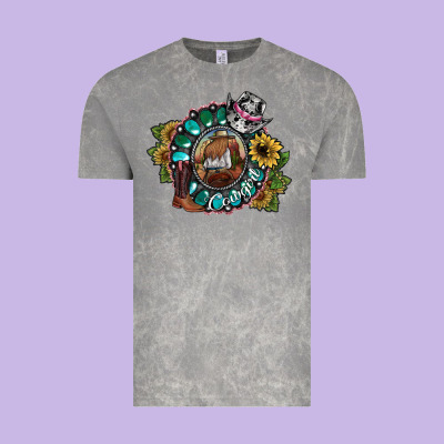 Cowgirl Vintage Tee Designed By Sublimationcraftshop