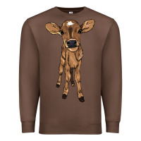 Chestnut baby cow Premium Sweatshirt - NancyCooperArtShop