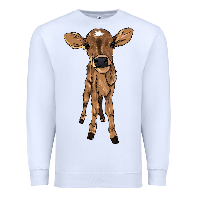 Baby Cow Premium Sweatshirt by NancyCooperArtShop | Teevron