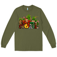 Army Green western noel Christmas gifts Long Sleeve Tee - AdoDesignShop