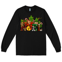 Black western noel Christmas gifts Long Sleeve Tee - AdoDesignShop