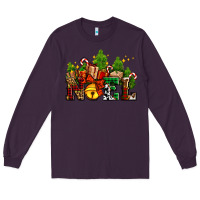 Plum western noel Christmas gifts Long Sleeve Tee - AdoDesignShop