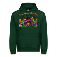 Forest Green My Favorite Monsters Call Me Mom Urban Hoodie - texasbilliewilder