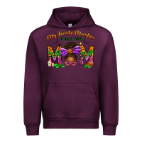 Mauve Wine My Favorite Monsters Call Me Mom Urban Hoodie - texasbilliewilder