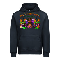 Navy My Favorite Monsters Call Me Mom Urban Hoodie - texasbilliewilder