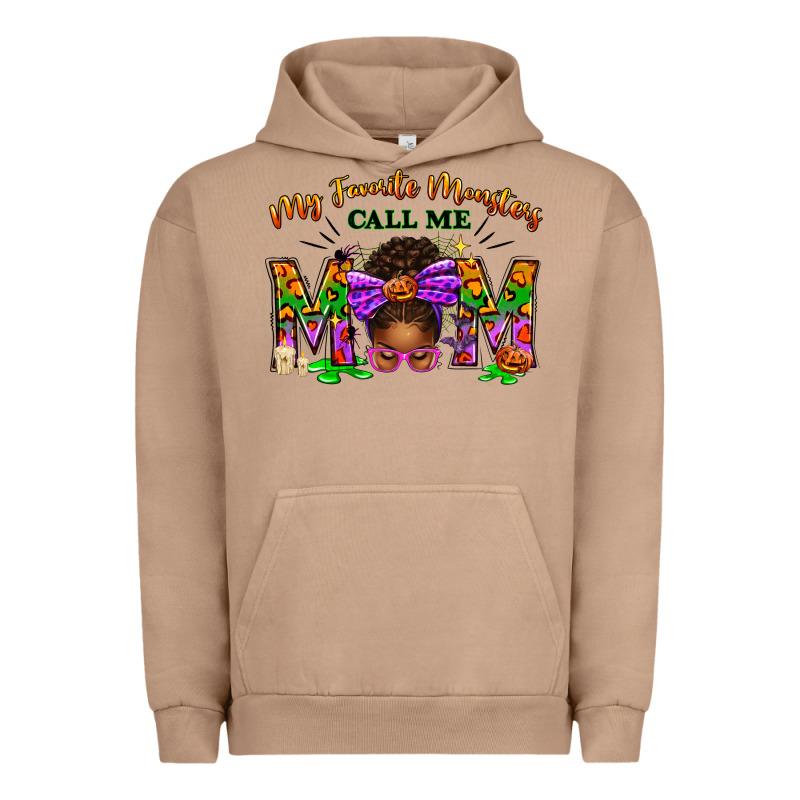 My Favorite Monsters Call Me Mom Urban Hoodie by texasbilliewilder | Teevron