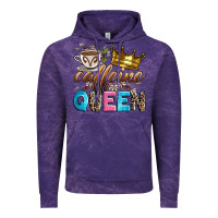Cloud Purple caffeine queen Vintage Hoodie - Zillion Design Studio
