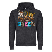 Vintage Black caffeine queen Vintage Hoodie - Zillion Design Studio