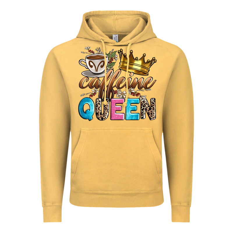 Caffeine Queen Vintage Hoodie by Zillion Design Studio | Teevron