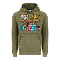 Vintage Olive caffeine queen Vintage Hoodie - Zillion Design Studio