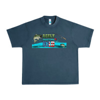 Midnight Navy reely awesome dad  libbey glass Urban Heavy Tee - HRA Design Shop