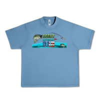 Pebble Blue reely awesome dad  libbey glass Urban Heavy Tee - HRA Design Shop
