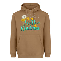 Toasted Coconut scatter kindness Heavyweight Hoodie - NancyCooperArtShop