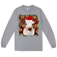 Heather Grey heifer christmas Long Sleeve Tee - JahusDesignShop