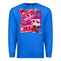 True Royal valentines day cassette Premium Sweatshirt - NancyCooperArtShop