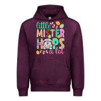 Mauve Wine little mister hops a lot Urban Hoodie - NancyCooperArtShop