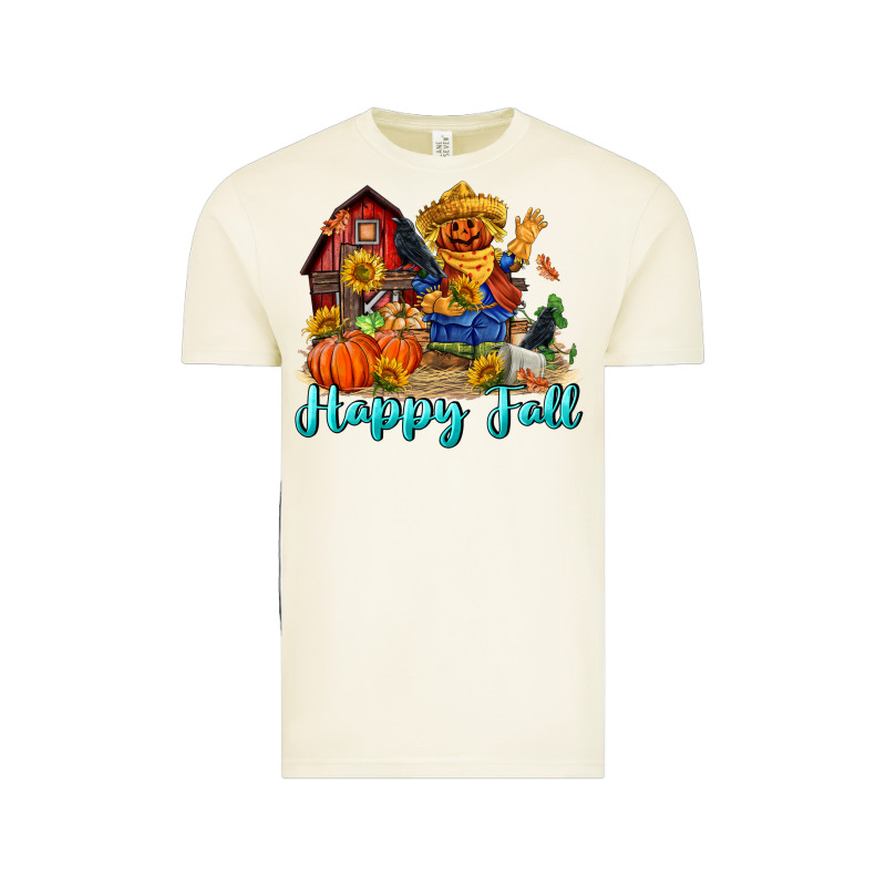 Happy Fall Scarecrow Vintage Tee by FaDigitalArtStudio | Teevron