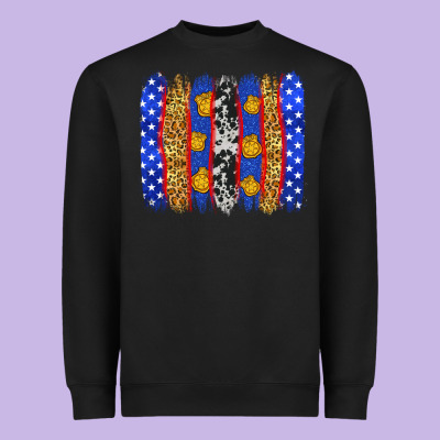 American Police Brushstrokes Heavyweight Sweatshirt Designed By Neo Western