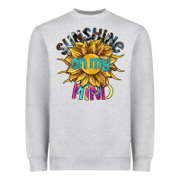 Heather Grey sunshine on my mind Heavyweight Sweatshirt - SublimationCraftShop