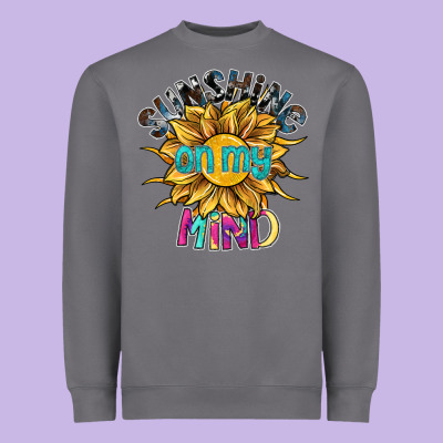 Sunshine On My Mind Heavyweight Sweatshirt Designed By Sublimationcraftshop