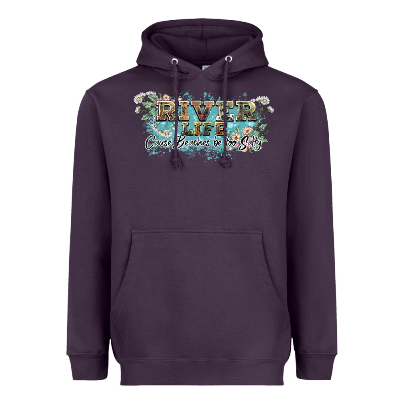River Life Heavyweight Hoodie by NancyCooperArtShop | Teevron