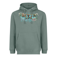 Sage river life Heavyweight Hoodie - NancyCooperArtShop