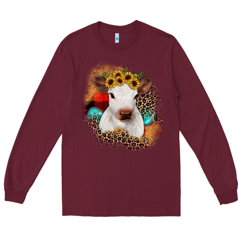 Christmas Heifer Long Sleeve Tee by JahusDesignShop | Teevron