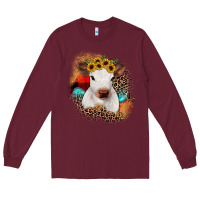 Burgundy christmas heifer Long Sleeve Tee - JahusDesignShop