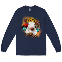 Navy christmas heifer Long Sleeve Tee - JahusDesignShop