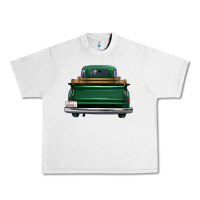 Lunar Rock western green truck back view Urban Heavy Tee - FaDigitalArtStudio