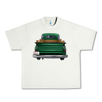 Pistachio western green truck back view Urban Heavy Tee - FaDigitalArtStudio