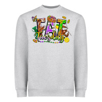 Heather Grey fat tuesday Heavyweight Sweatshirt - FaDigitalArtStudio