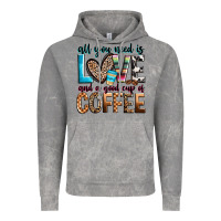 Cloud Rock all you need is love and a good cup of coffee Vintage Hoodie - Zillion Design Studio