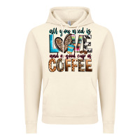 Vintage Artic all you need is love and a good cup of coffee Vintage Hoodie - Zillion Design Studio
