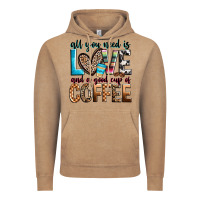 Vintage Coffee all you need is love and a good cup of coffee Vintage Hoodie - Zillion Design Studio