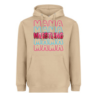Mushroom wrestling mama Heavyweight Hoodie - MaliasSmallBusiness