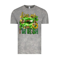 Cloud Rock Kiss me im irish st.patricks day lips st.patricks Vintage Tee - Neo Western