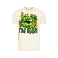 Vintage Arctic Kiss me im irish st.patricks day lips st.patricks Vintage Tee - Neo Western