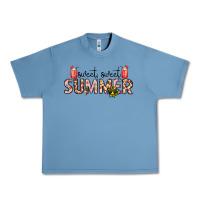 Pebble Blue sweet sweet summer Urban Heavy Tee - CowhideDigitalArt