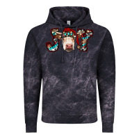 Cloud Black christmas joy cow Vintage Hoodie - RanaPortraitStore