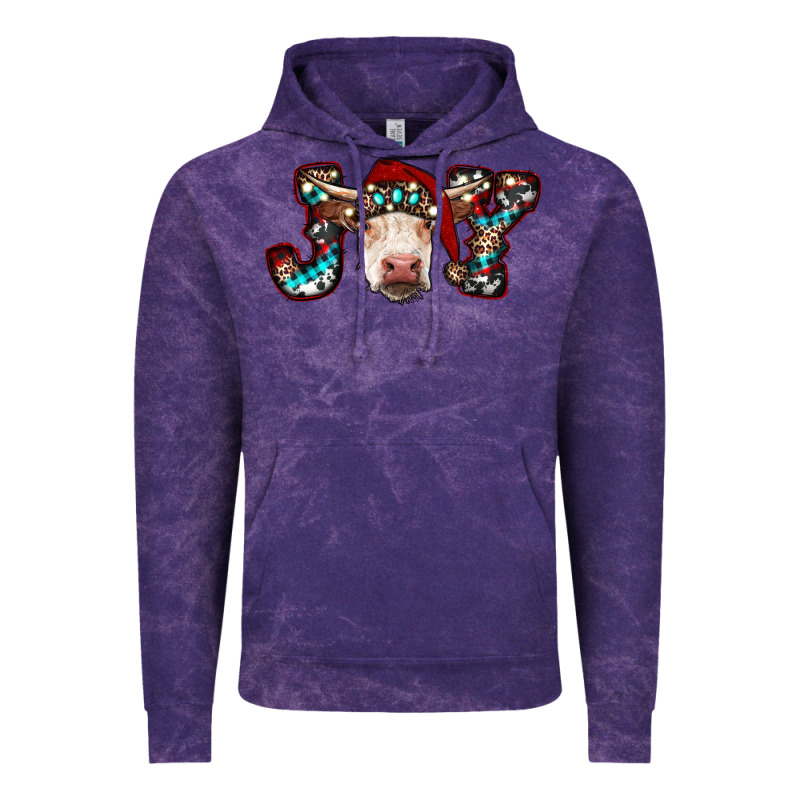 Christmas Joy Cow Vintage Hoodie by RanaPortraitStore | Teevron