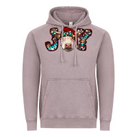 Vintage Zinc christmas joy cow Vintage Hoodie - RanaPortraitStore
