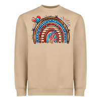 American Rainbow Heavyweight Sweatshirt | Teevron