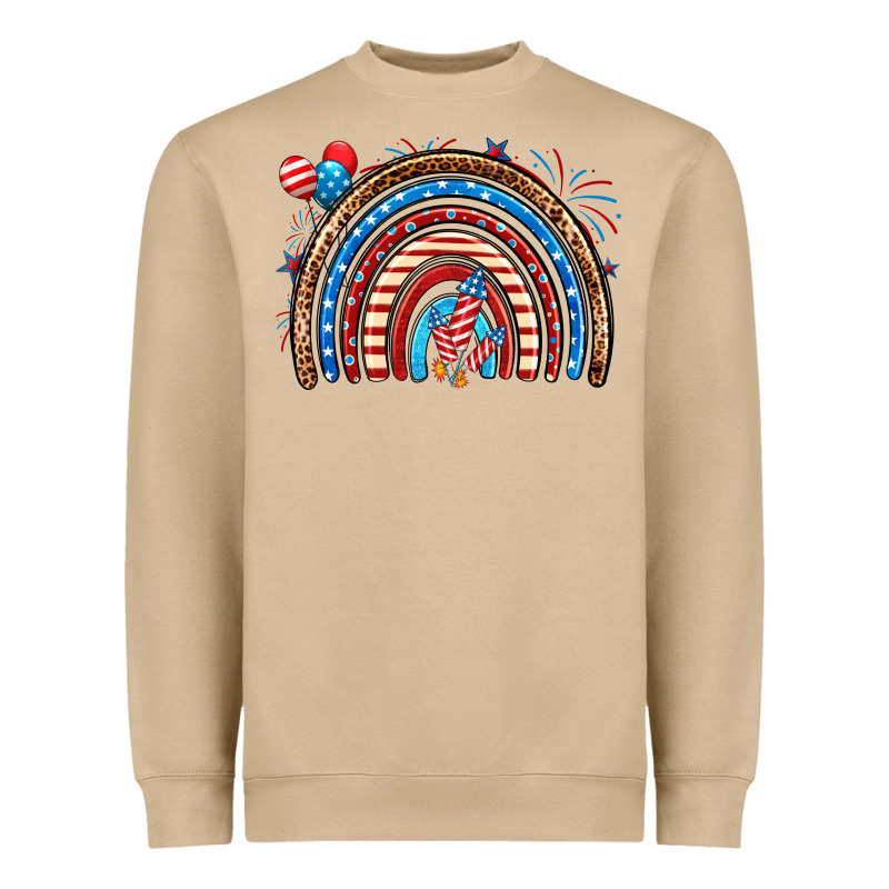 American Rainbow Heavyweight Sweatshirt by Neo Western | Teevron