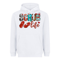 White scrub life Heavyweight Hoodie - NancyCooperArtShop