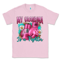 Bubblegum Pink Breast Cancer My Grandma Is A Fighter Classic Tee - Artiststas