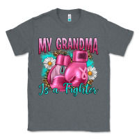 Charcoal Heather Breast Cancer My Grandma Is A Fighter Classic Tee - Artiststas